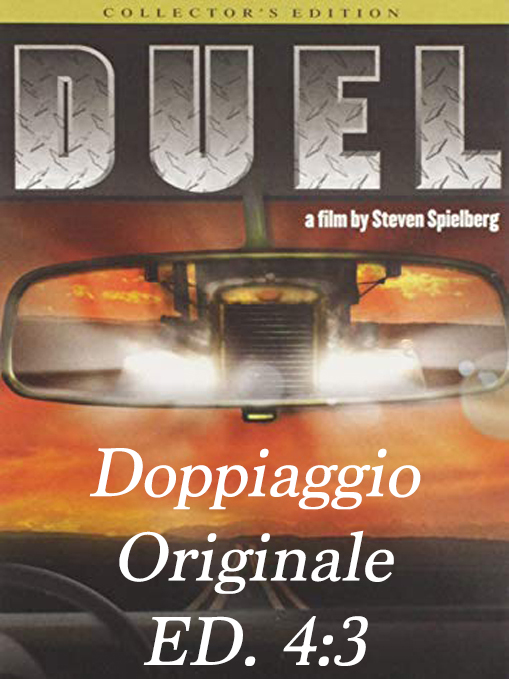 Duel Film 1971 Doppiaggio e Formato Originale DVD Italiano